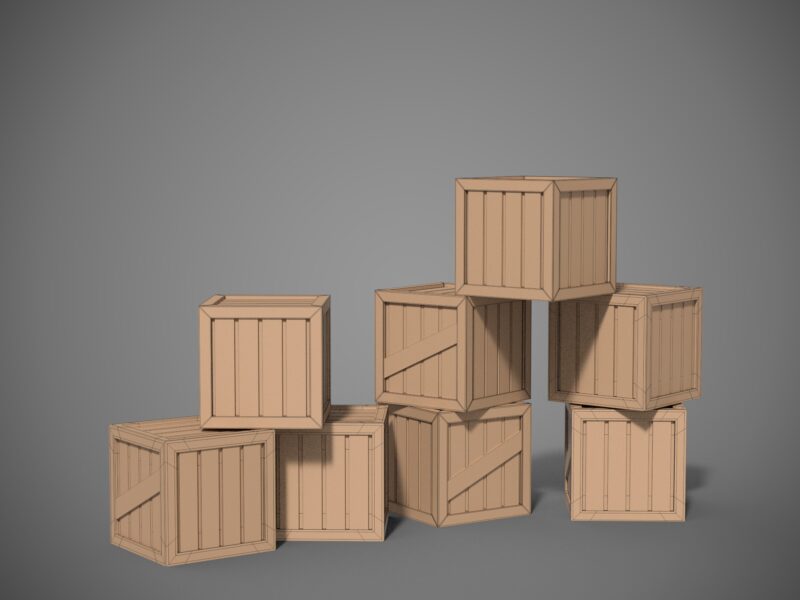 Crates_Wireframe